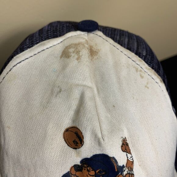 Vintage NFL Kids Chicago Bear Power 1985 AJD Mesh Trucker Snapback Hat Cap - Picture 3 of 11